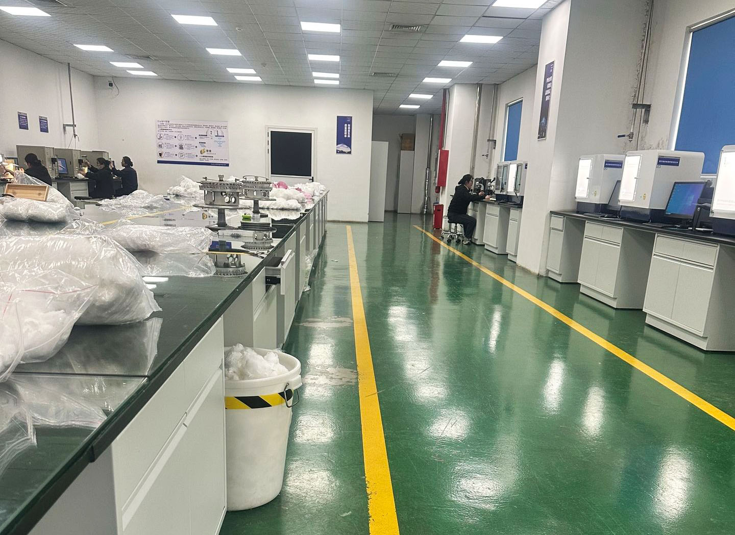 Laboratory Analysis for Fiber Whiteness Index and Opening Compliance